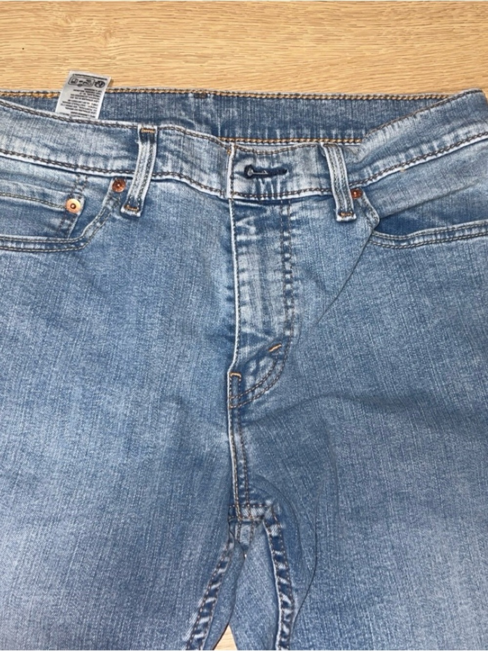 Men’s 511 Levi's Light Blue Denim Jeans with Red Tab 32/32 - Picture 4 of 6
